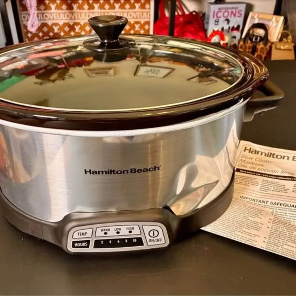 Hamilton Beach 6 Quart oProgrammable Slow Cooker NIB